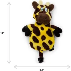 Hear Doggy Silent Squeaker Chew Guard Flattie Giraffe Plush Dog Toy -Dog Supplies Shop 102599 PT1. AC SS1800 V1594746678