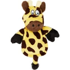 Hear Doggy Silent Squeaker Chew Guard Flattie Giraffe Plush Dog Toy -Dog Supplies Shop 102599 PT4. AC SS1800 V1594755678