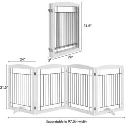 Yaheetech 4-Panel Dog Gate 10 Yaheetech 4-Panel Dog Gate -Dog Supplies Shop 1033302 PT2. AC SS1800 V1703798895