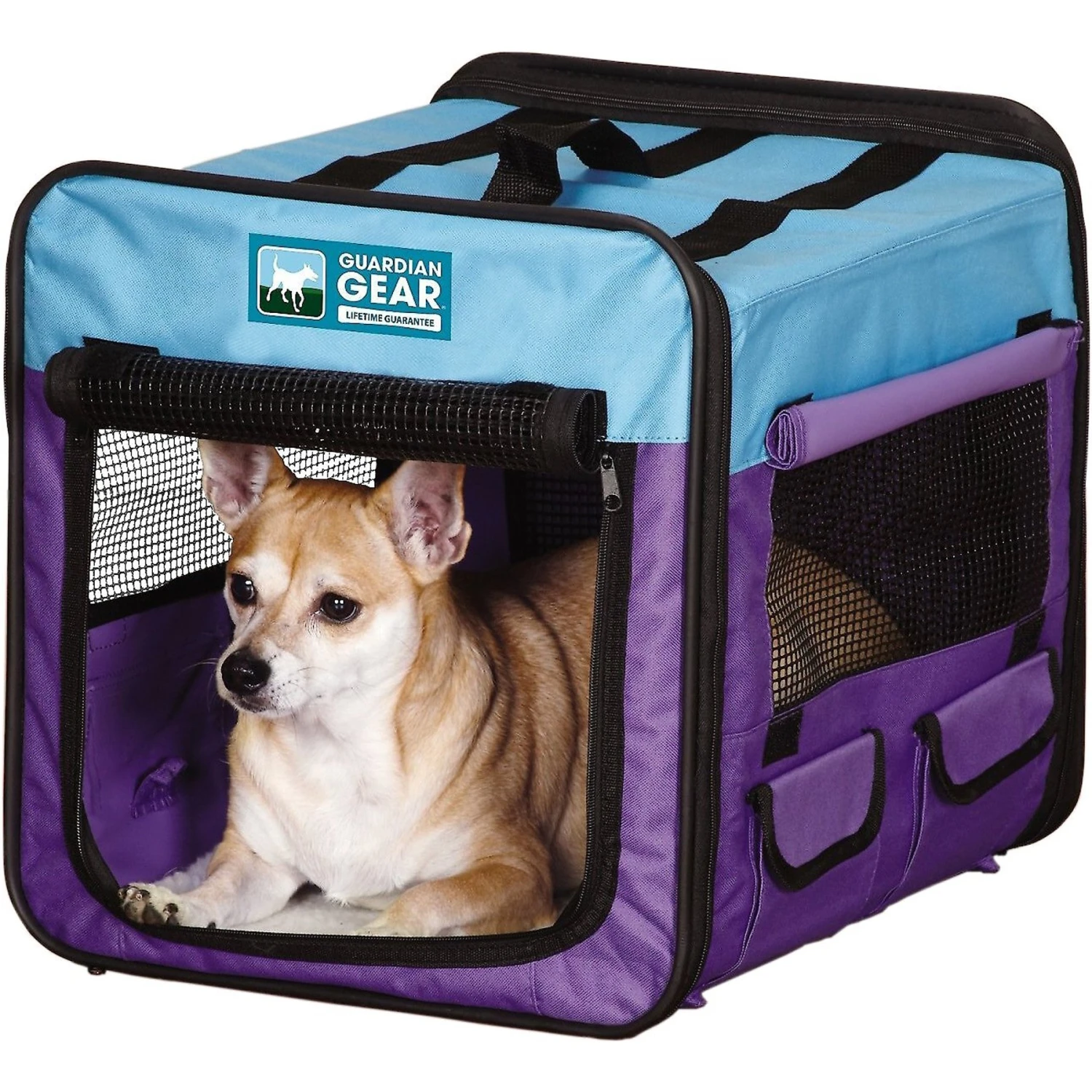 Guardian Gear Single Door Collapsible Soft-Sided Dog Crate 5 Guardian Gear Single Door Collapsible Soft-Sided Dog Crate - Image 3