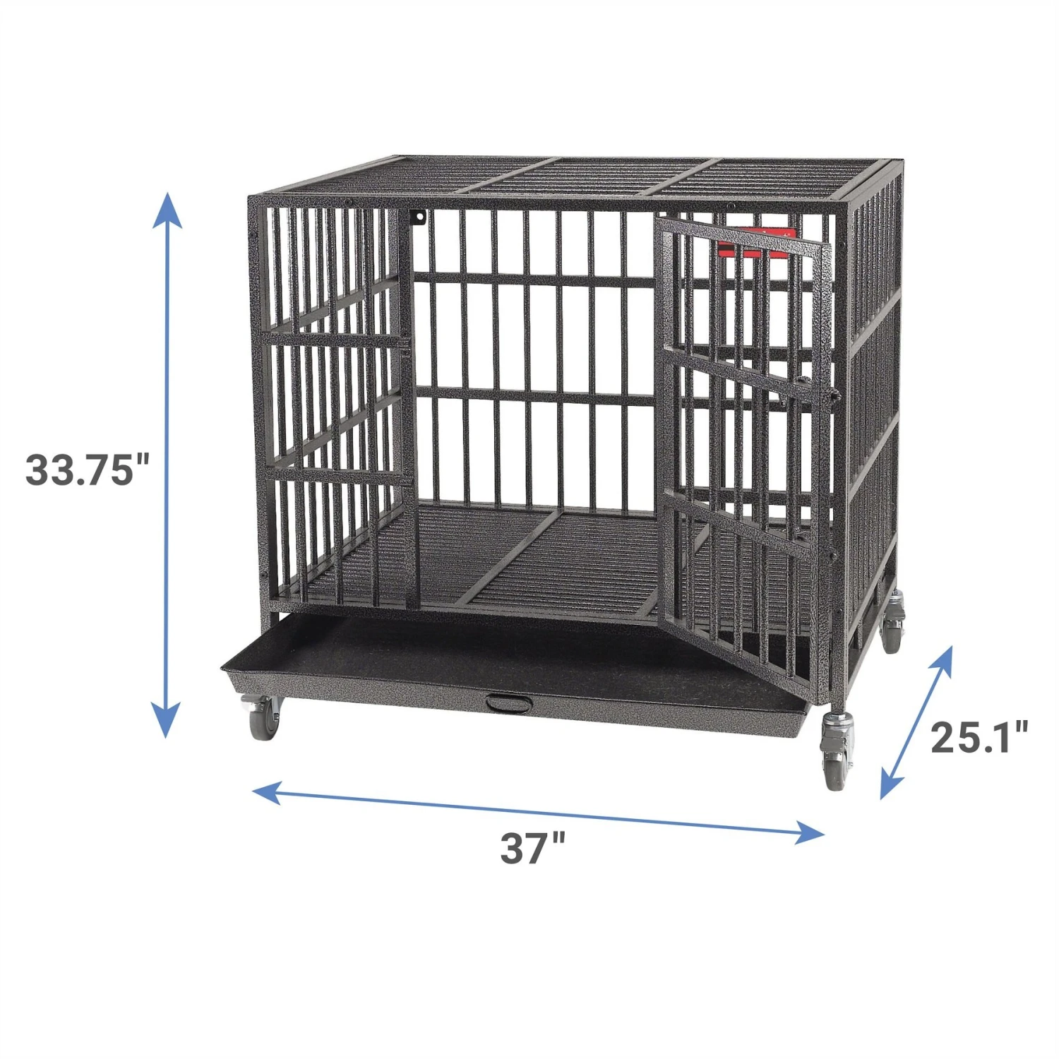 ProSelect Empire Single Door Steel Dog Crate 5 ProSelect Empire Single Door Steel Dog Crate - Image 3