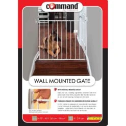 Command Pet Products Wall Mounted Pet Gate, White -Dog Supplies Shop 109328 PT4. AC SS1800 V1700859915