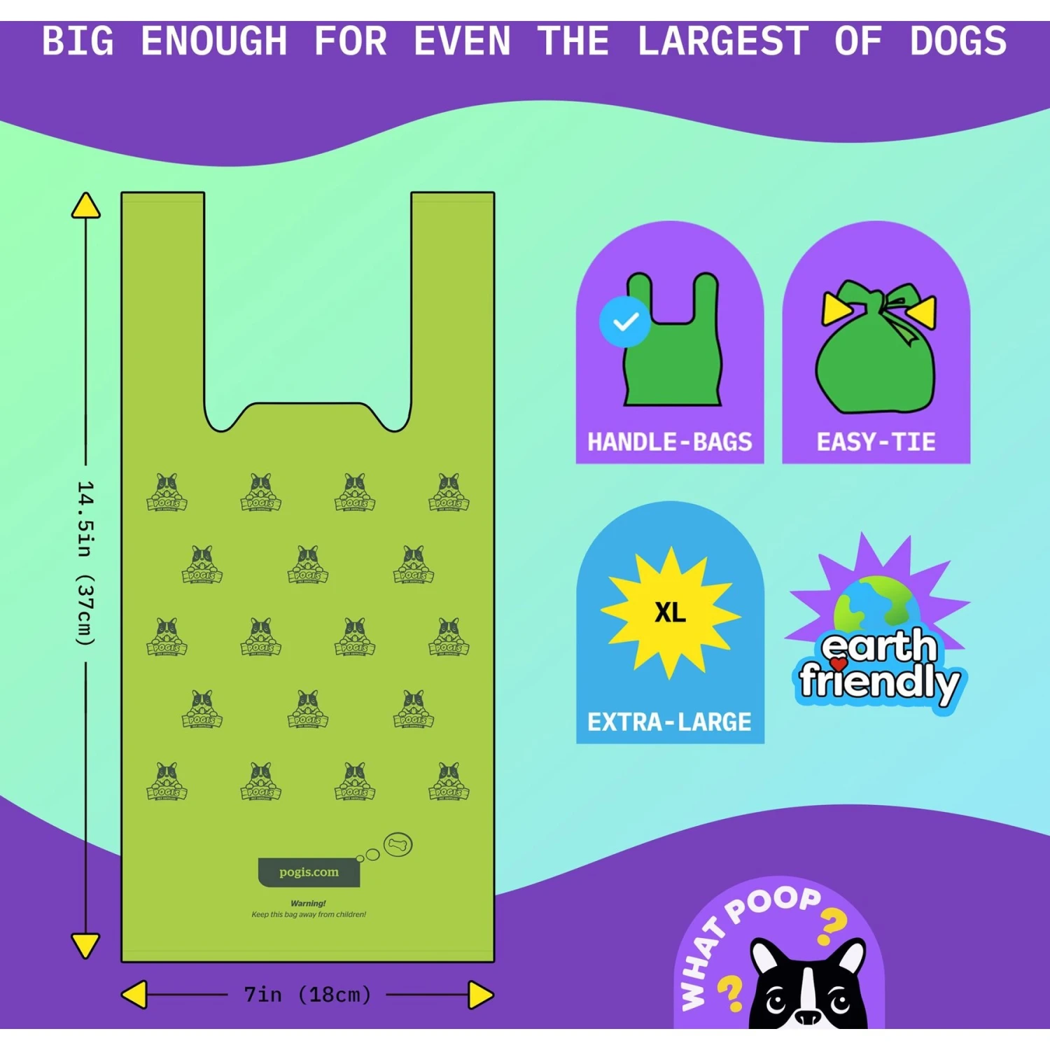 Pogi's Pet Supplies Scented Poop Bags With Easy-Tie Handles 4 Pogi's Pet Supplies Scented Poop Bags With Easy-Tie Handles - Image 2