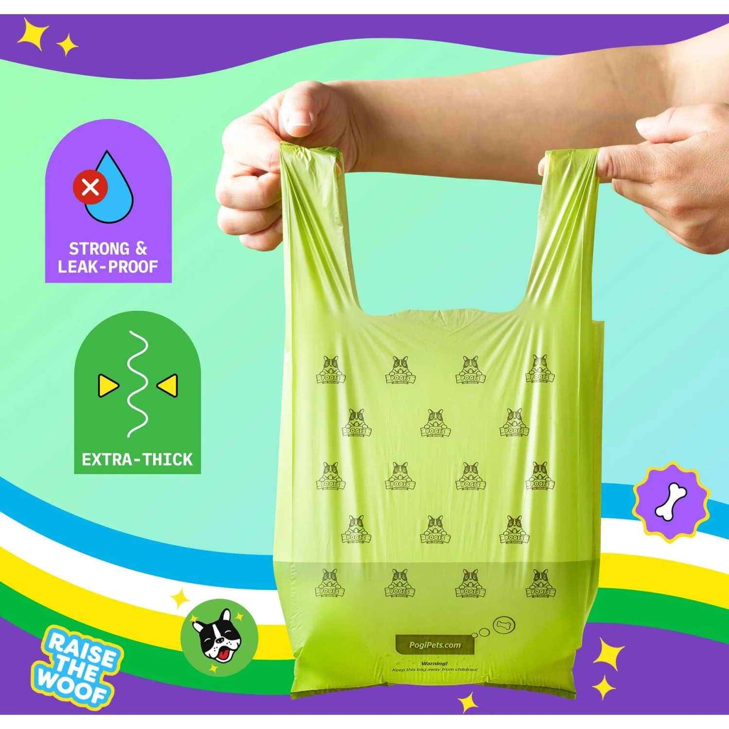 Pogi's Pet Supplies Scented Poop Bags With Easy-Tie Handles 5 Pogi's Pet Supplies Scented Poop Bags With Easy-Tie Handles - Image 3