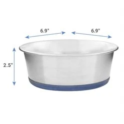 OurPets DuraPet Premium Non-Skid Stainless Steel Dog Bowl, 4-cup -Dog Supplies Shop 115717 PT1. AC SS1800 V1597181056