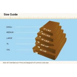 Big Barker 4" Orthopedic Sleek Dog Crate Pad -Dog Supplies Shop 115913 PT5. AC SS1800 V1567528390