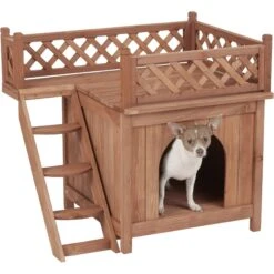 Merry Products Room With A View Wood Dog & Cat House 8 Merry Products Room With A View Wood Dog & Cat House -Dog Supplies Shop 118007 PT3. AC SS1800 V1569020374