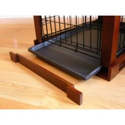 Merry Products Double Door Furniture Style Dog Crate, Mahogany -Dog Supplies Shop 118021 PT6. AC SS1800 V1562180689