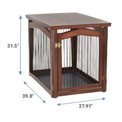 Merry Products 2-in-1 Configurable Single Door Furniture Style Dog Crate & Gate -Dog Supplies Shop 118024 PT2. AC SS1800 V1566320681
