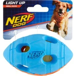 Nerf Dog Light Up Bash Football Dog Toy, Small -Dog Supplies Shop 121898 PT3. AC SS1800 V1531558328
