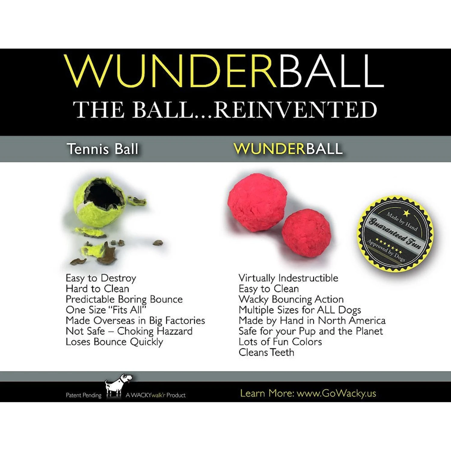WACKYwalk'r WUNDERBALL Fetch Dog Toy 10 WACKYwalk'r WUNDERBALL Fetch Dog Toy - Image 8