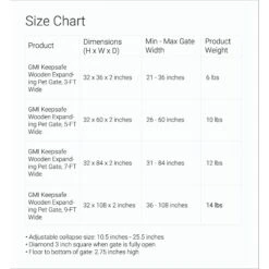 GMI Keepsafe Wooden Expanding Pet Gate 17 GMI Keepsafe Wooden Expanding Pet Gate -Dog Supplies Shop 126328 PT7. AC SS1800 V1513892880