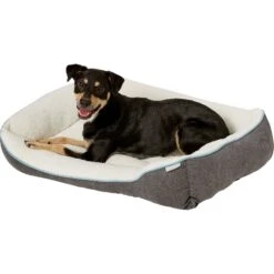 Frisco Sherpa Rectangular Bolster Dog Bed 11 Frisco Sherpa Rectangular Bolster Dog Bed -Dog Supplies Shop 129483 PT4. AC SS1800 V1578442390