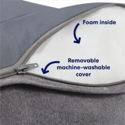 Frisco Plush Orthopedic Bolster Dog Bed W/Removable Cover -Dog Supplies Shop 129511 PT2. AC SS1800 V1700243664