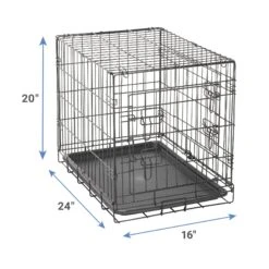 Paws & Pals Oxgord Double Door Collapsible Wire Dog Crate -Dog Supplies Shop 132943 PT2. AC SS1800 V1569330363