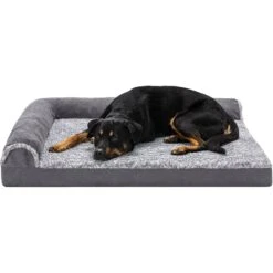 FurHaven Two-Tone Deluxe Chaise Orthopedic Dog Bed With Removable Cover -Dog Supplies Shop 138421 PT3. AC SS1800 V1606779754