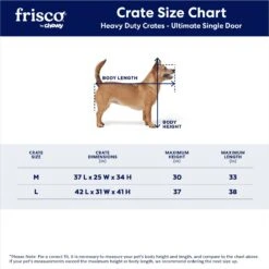 Frisco Ultimate Heavy Duty Steel Metal Single Door Dog Crate -Dog Supplies Shop 141213 PT2. AC SS1800 V1667229026