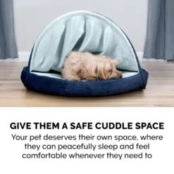 FurHaven Microvelvet Snuggery Orthopedic Cat & Dog Bed With Removable Cover -Dog Supplies Shop 145029 PT6. AC SS1800 V1693937653