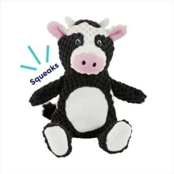 Frisco Cow Textured Plush Squeaky Dog Toy -Dog Supplies Shop 147059 PT2. AC SS1800 V1691776574
