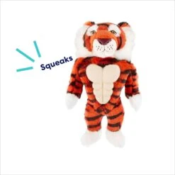 Frisco Tiger Muscle Plush Squeaky Dog Toy -Dog Supplies Shop 147080 PT2. AC SS1800 V1695670751