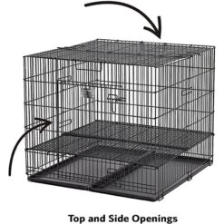 MidWest Double Door Collapsible Wire Puppy Crate -Dog Supplies Shop 148953 PT4. AC SS1800 V1562187774