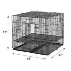 MidWest Double Door Collapsible Wire Puppy Crate -Dog Supplies Shop 148953 PT5. AC SS1800 V1586805104
