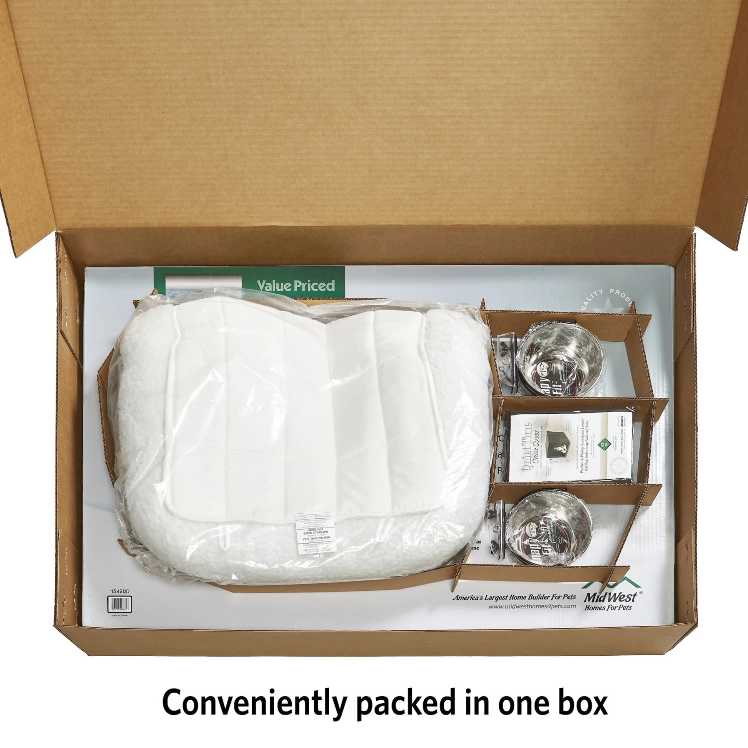 MidWest ICrate Double Door Collapsible Wire Dog Crate Kit 9 MidWest ICrate Double Door Collapsible Wire Dog Crate Kit - Image 7