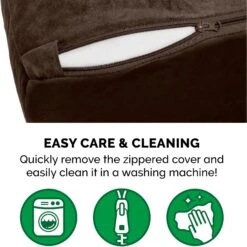 FurHaven Quilted Goliath Chaise Bolster Dog Bed With Removable Cover -Dog Supplies Shop 152602 PT7. AC SS1800 V1597093270