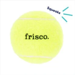 Frisco Fetch Squeaky Tennis Ball Dog Toy -Dog Supplies Shop 152803 PT2. AC SS1800 V1691776693