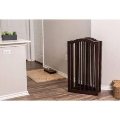 Internet's Best Traditional Arch Pet Gate, Espresso -Dog Supplies Shop 154373 PT2. AC SS1800 V1540502025
