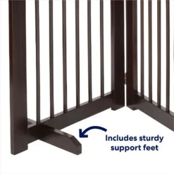 Frisco Deluxe Configurable 4-Panel Wood Dog Gate -Dog Supplies Shop 156793 PT6. AC SS1800 V1666119641