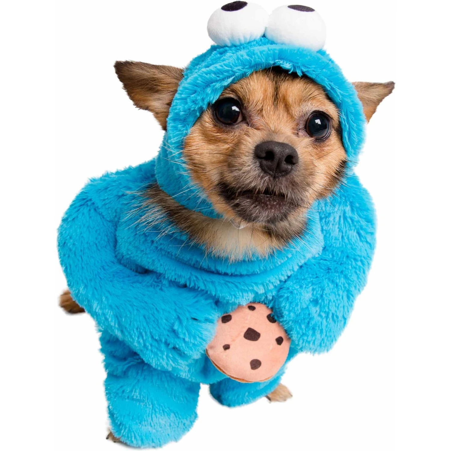 Pet Krewe Sesame Street Cookie Monster Dog & Cat Costume 3 Pet Krewe Sesame Street Cookie Monster Dog & Cat Costume