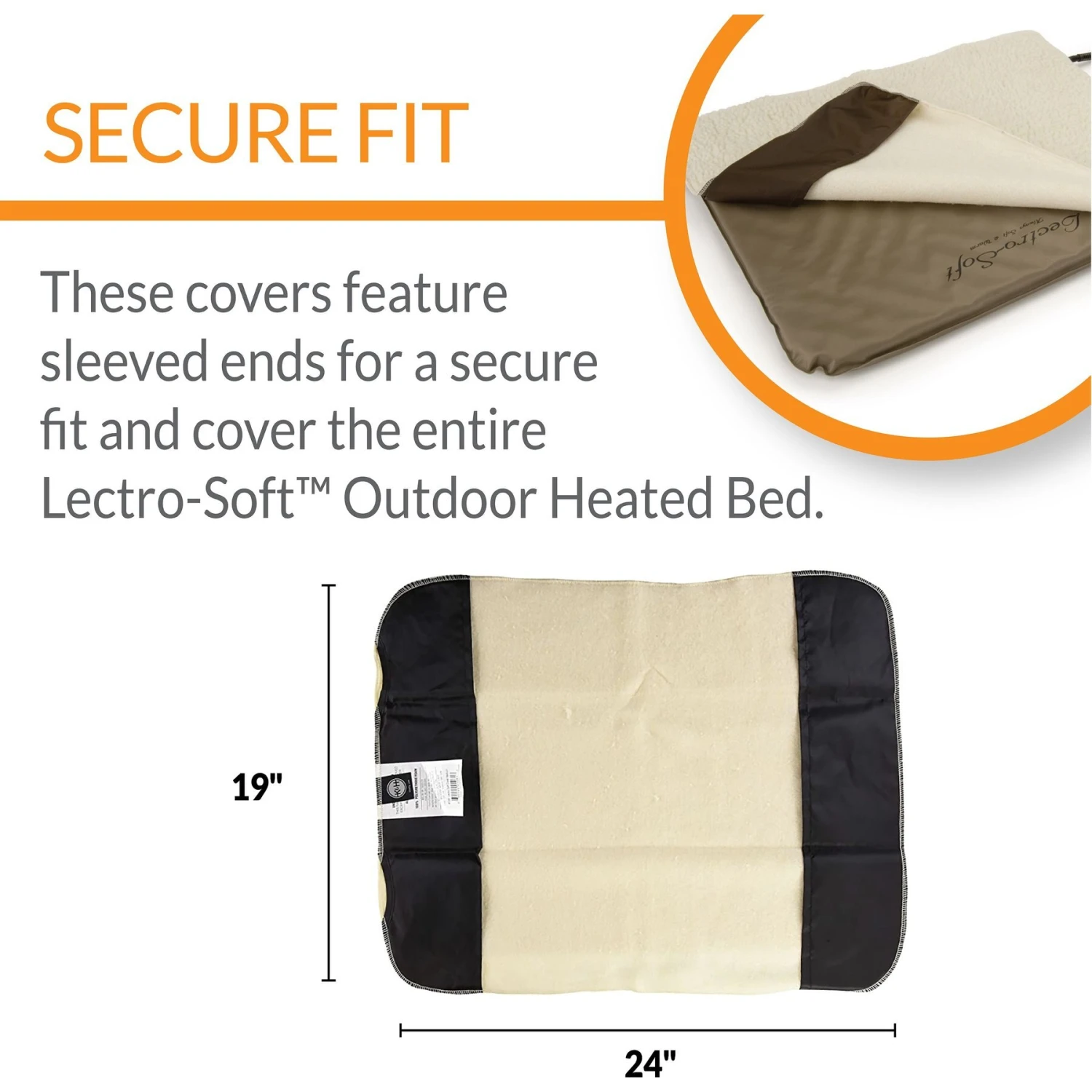 K&H Pet Products Lectro-Soft Replacement Cover Fleece 4 K&H Pet Products Lectro-Soft Replacement Cover Fleece - Image 2