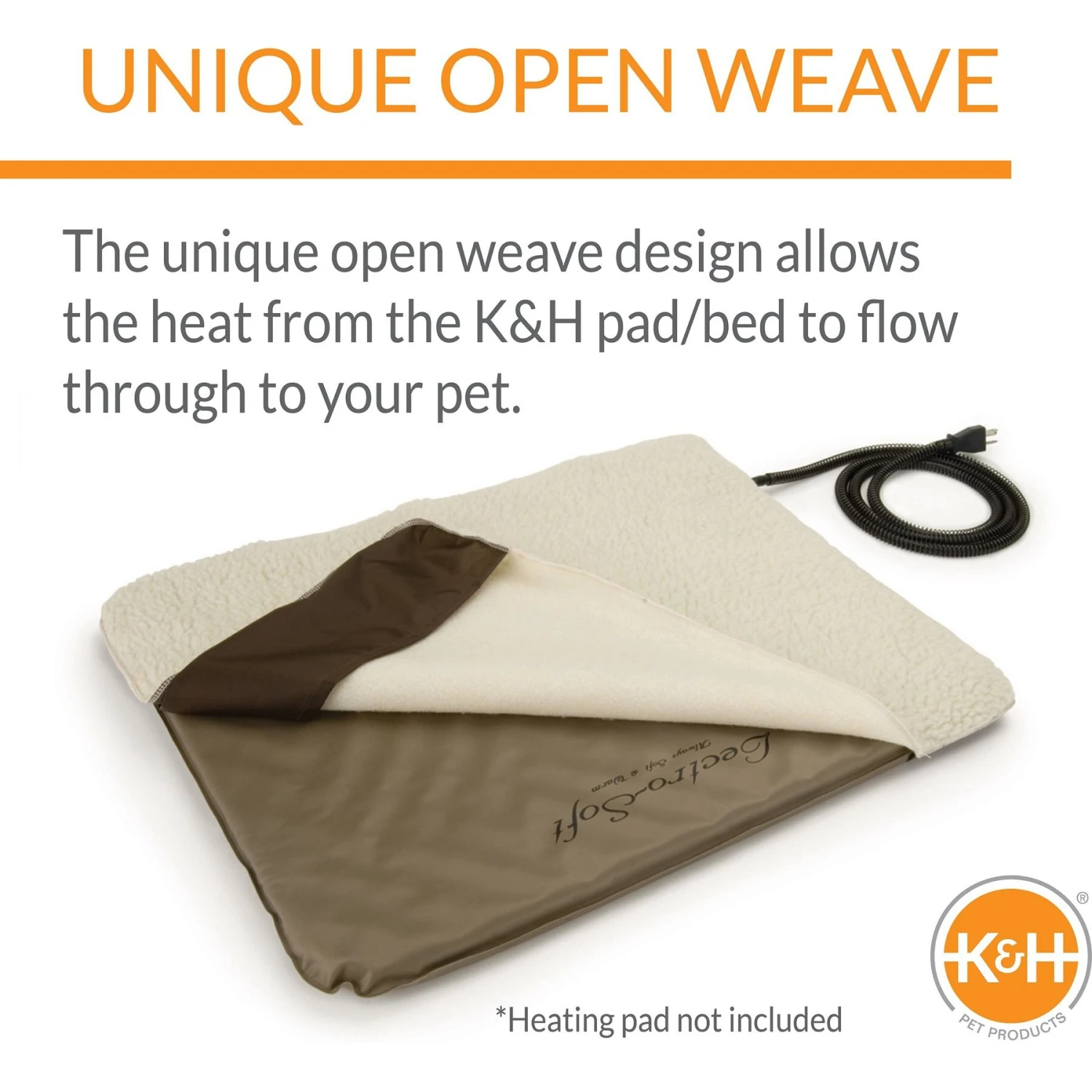 K&H Pet Products Lectro-Soft Replacement Cover Fleece 5 K&H Pet Products Lectro-Soft Replacement Cover Fleece - Image 3