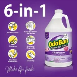 OdoBan Disinfectant Laundry & Air Freshener Concentrate, Lavender Scent -Dog Supplies Shop 169640 PT3. AC SS1800 V1638939095