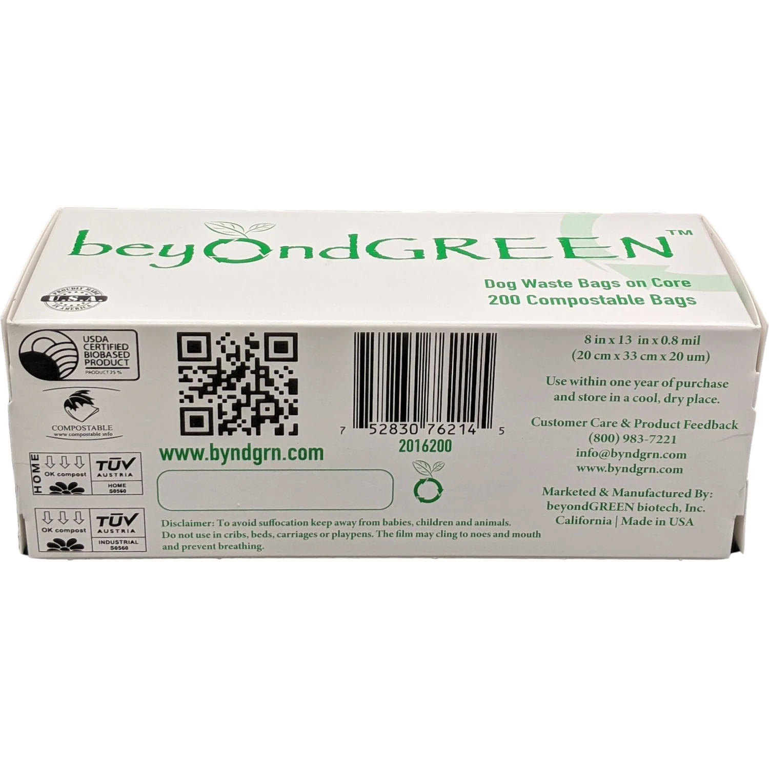 BeyondGREEN Plant-Based Dog Waste Bags 6 BeyondGREEN Plant-Based Dog Waste Bags - Image 4