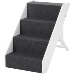 Arf Pets Foldable Dog & Cat Stairs, White -Dog Supplies Shop 173273 PT2. AC SS1800 V1569551081