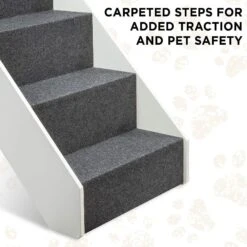 Arf Pets Foldable Dog & Cat Stairs, White -Dog Supplies Shop 173273 PT7. AC SS1800 V1569551085