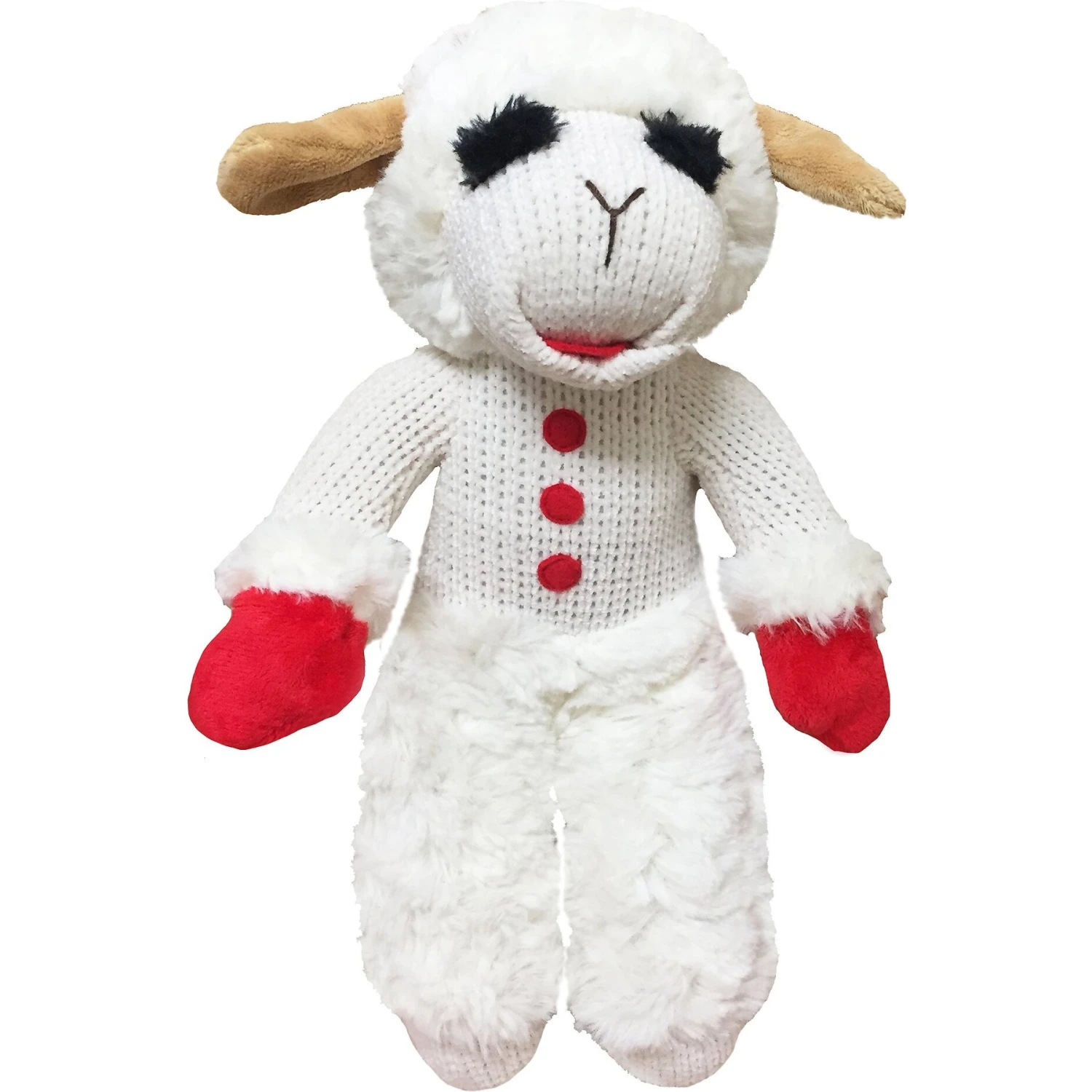 Multipet Standing Lamb Chop Squeaky Plush Dog Toy 3 Multipet Standing Lamb Chop Squeaky Plush Dog Toy