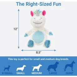 Frisco Unicorn Textured Plush Squeaky Dog Toy -Dog Supplies Shop 174699 PT1. AC SS1800 V1574719131