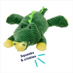 Frisco Alligator Corduroy Plush Squeaky Dog Toy -Dog Supplies Shop 174705 PT2. AC SS1800 V1686579681