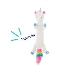 Frisco Unicorn Skinny Plush Squeaky Dog Toy 10 Frisco Unicorn Skinny Plush Squeaky Dog Toy -Dog Supplies Shop 174713 PT2. AC SS1800 V1695670691