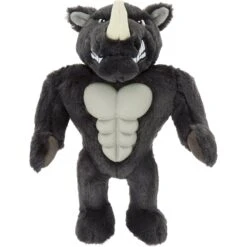 Frisco Rhino Muscle Plush Squeaky Dog Toy