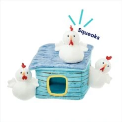 Frisco Chicken Coop Hide & Seek Puzzle Plush Squeaky Dog Toy -Dog Supplies Shop 174755 PT3. AC SS1800 V1691783971