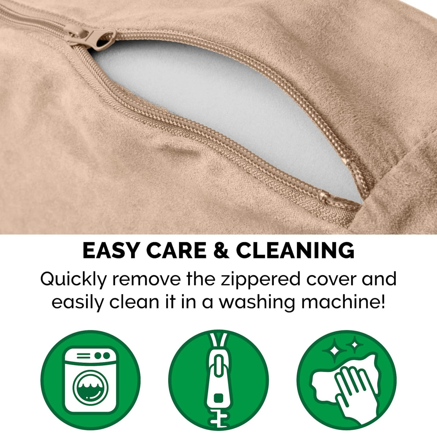 FurHaven Faux Sheepskin Snuggery Gel Top Cat & Dog Bed With Removable Cover 10 FurHaven Faux Sheepskin Snuggery Gel Top Cat & Dog Bed With Removable Cover - Image 8