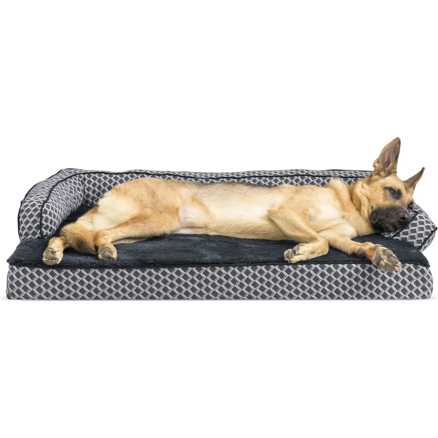 FurHaven Comfy Couch Memory Top Cat & Dog Bed With Removable Cover 6 FurHaven Comfy Couch Memory Top Cat & Dog Bed With Removable Cover - Image 4