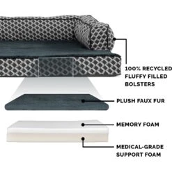 FurHaven Comfy Couch Memory Top Cat & Dog Bed With Removable Cover 16 FurHaven Comfy Couch Memory Top Cat & Dog Bed With Removable Cover -Dog Supplies Shop 178816 PT5. AC SS1800 V1701882504