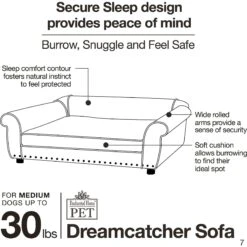 Enchanted Home Pet Dreamcatcher Sofa Cat & Dog Bed With Removable Cover, Caramel, Medium -Dog Supplies Shop 180294 PT8. AC SS1800 V1563226072