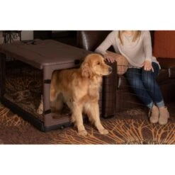 Pet Gear The Other Door 4-Door Collapsible Wire Dog Crate & Pad, Chocolate -Dog Supplies Shop 185870 pt2. AC SS1800 V1565018242