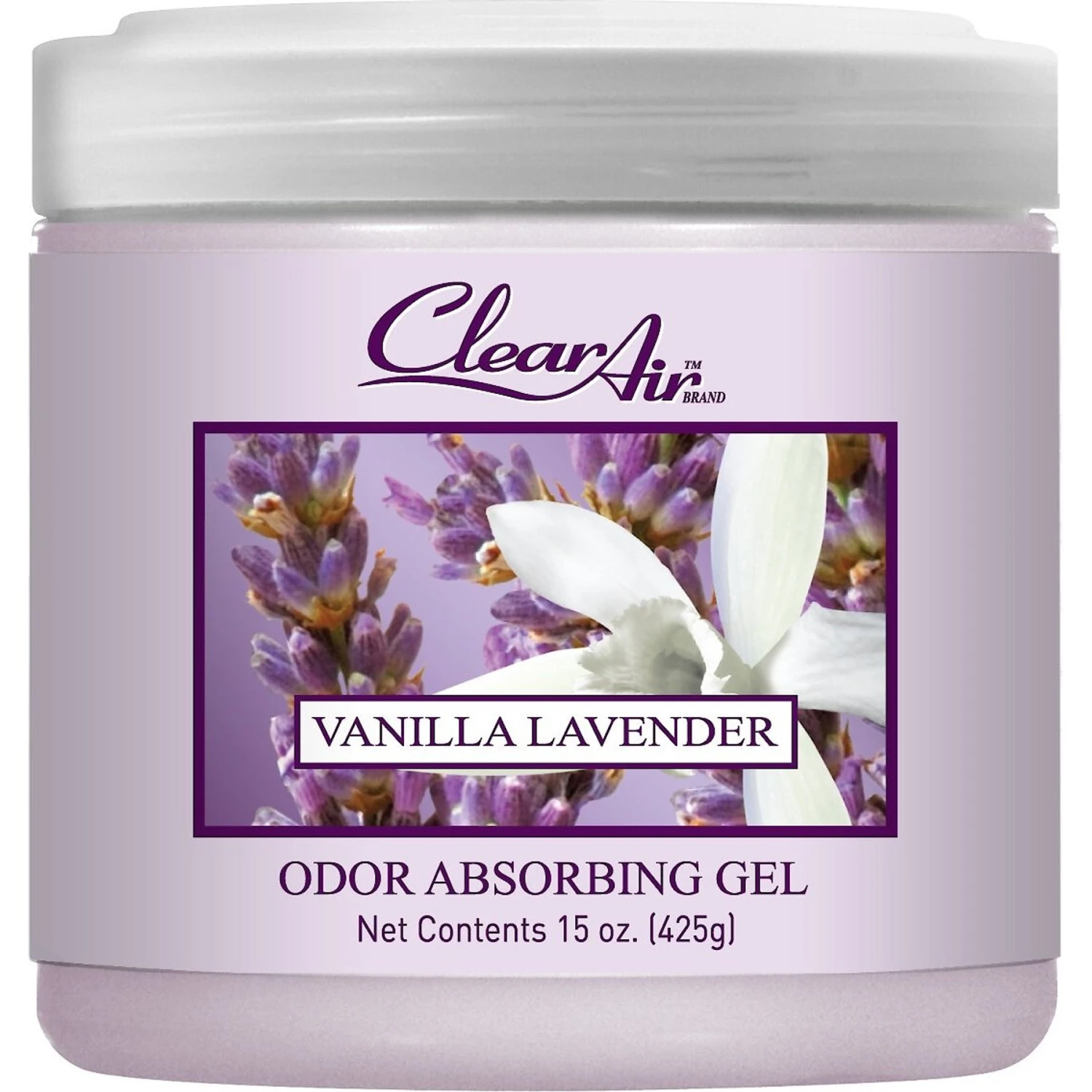 Clear Air Odor Vanilla Lavender Absorbing Solid Gel 3 Clear Air Odor Vanilla Lavender Absorbing Solid Gel